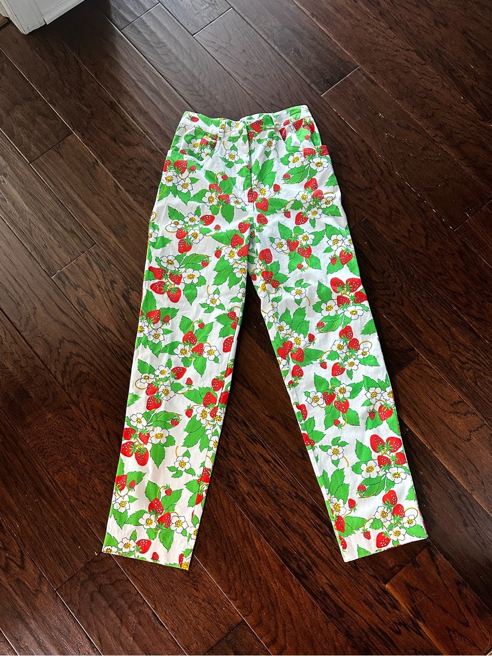 Strawberry Print trouser pants - Funny Pretty Nice